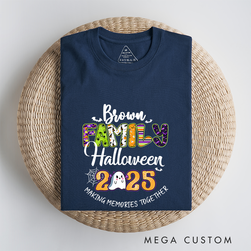 Personalized Halloween Making Memories Together Classic T-Shirt Halloween Party Gift