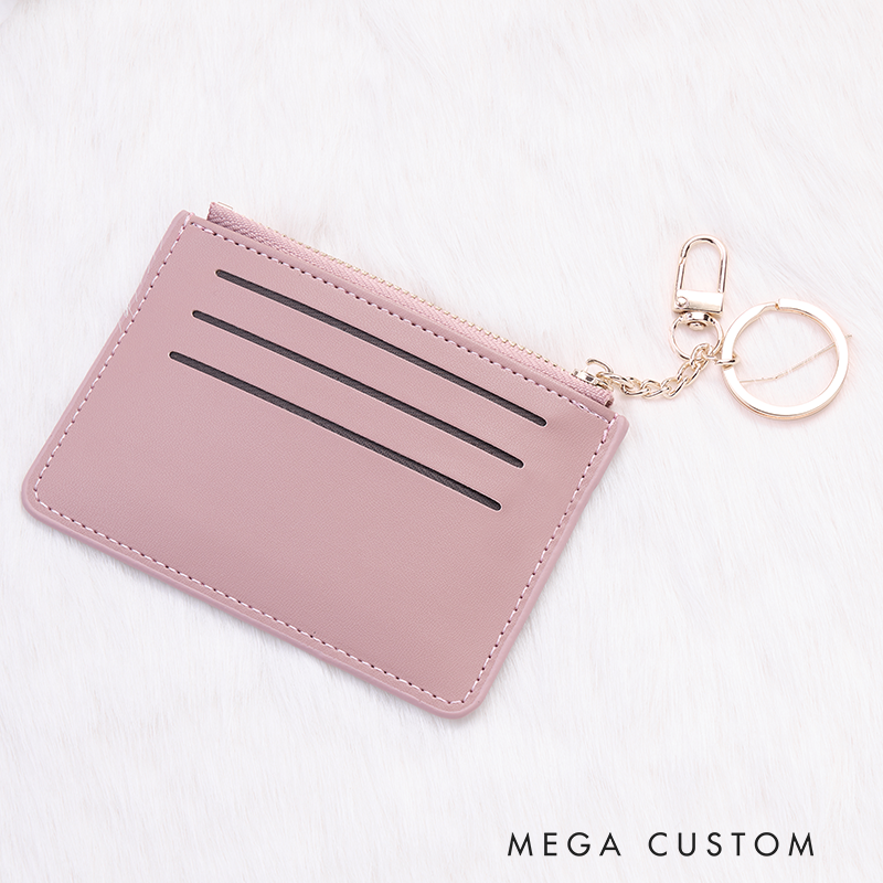 Personalized Leather Wallet for Girl Birth Flower Wallet for Her Credit Card wallet Purse Wallet Cute wallet Unique Gift for Her Birthday Gifts