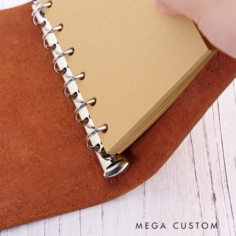 Personalized Leather Notebook Custom Leather Journal Personalised Leather Notebook Initial Notebook Gifts