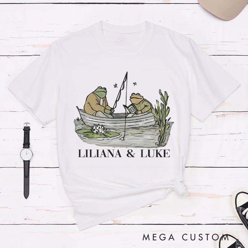 Personalized 90s Frog Artist Classic T-Shirts Retro Vintage Graphic Tshirt Art Lover Illustration Shirt