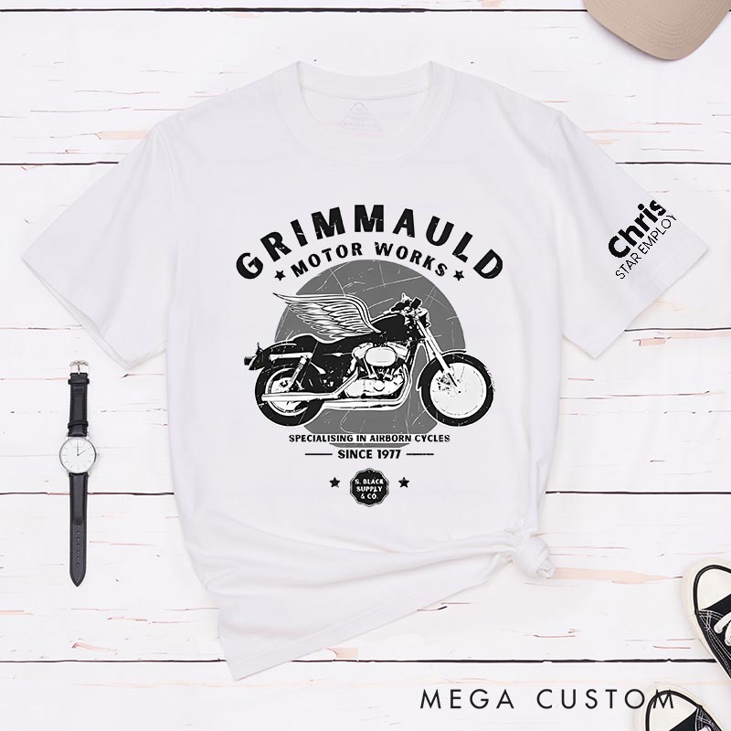 Personalized Motorcycle Magic Movie Classic T-Shirts Magic Movie and Book Tshirt for Film Lovers Book Worms