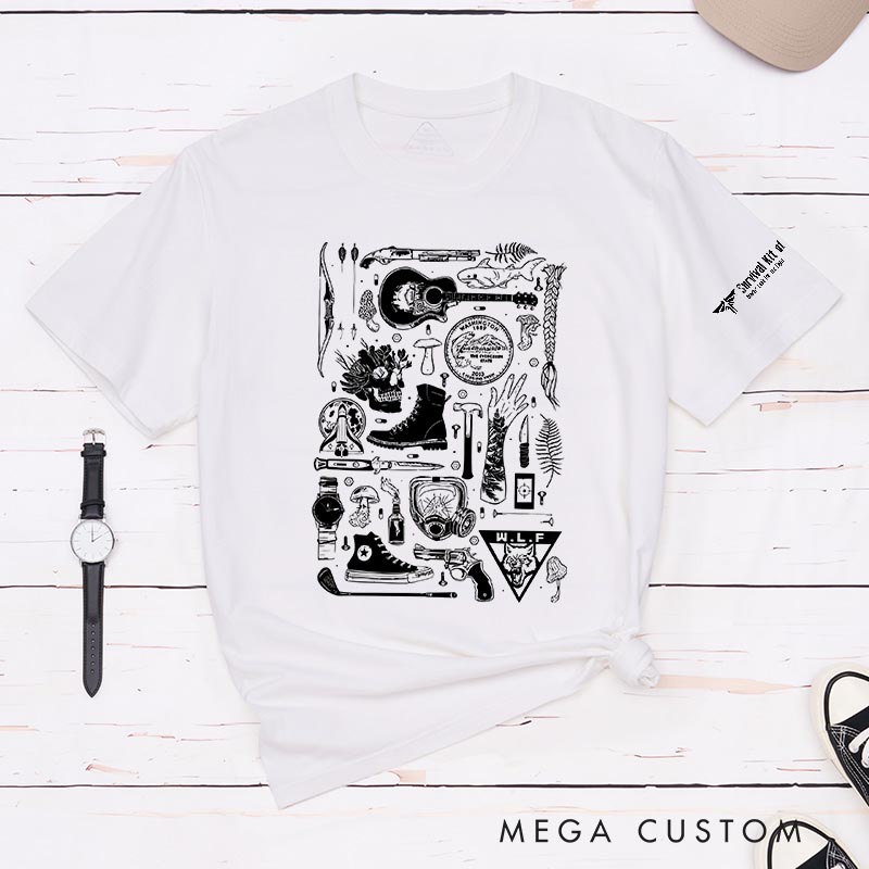 Personalized Survival Kit Movie Classic T-Shirts Survival TV Show Tshirt for Movie Lovers Gamers