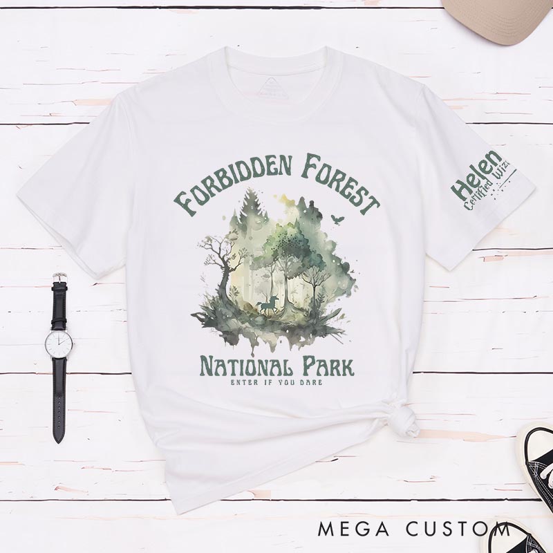 Personalized Restricted Forest Magic Movie Classic T-Shirts Magic Movie and Book Tshirt for Film Lovers Book Worms