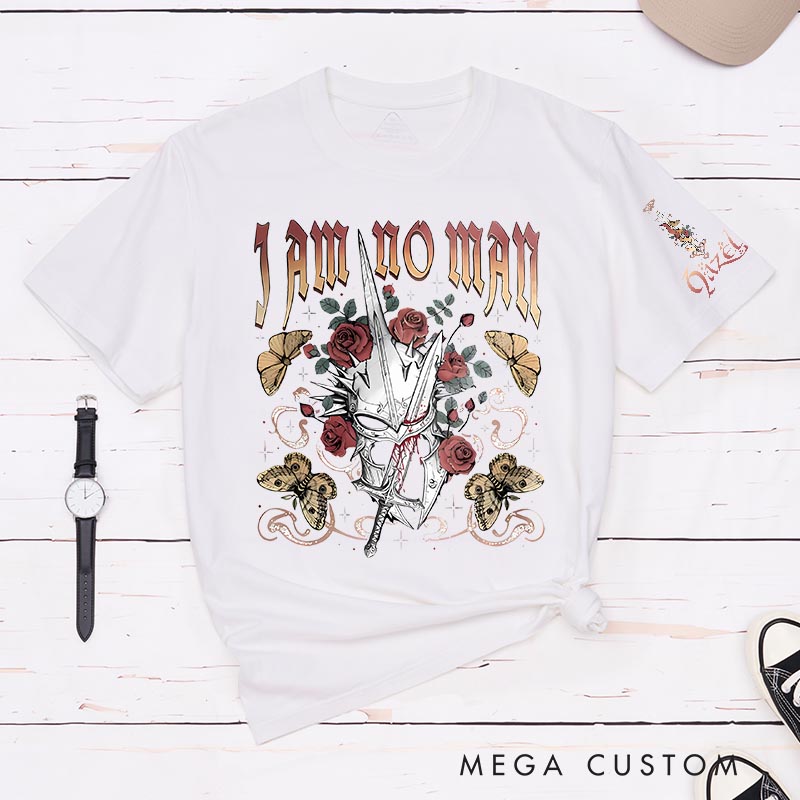 Personalized I Am No Man Movie Classic T-Shirts Fantasy Feminism Movie Tshirt for Movie Lovers