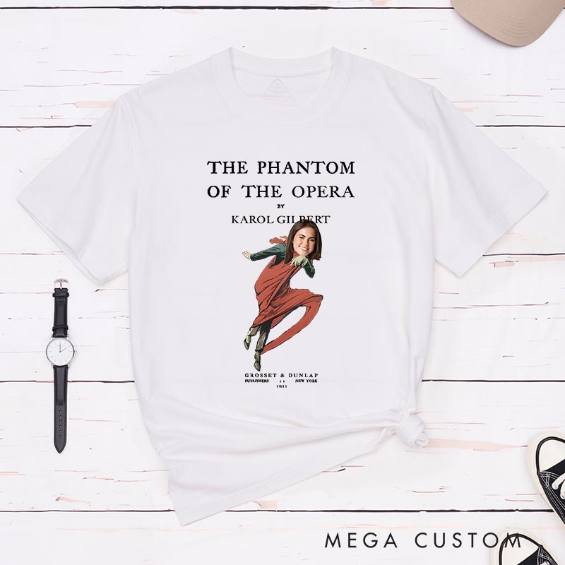 Personalized Funny Phantom Classic T-Shirts for Movie Musical Lover Tshirt Musical Fan
