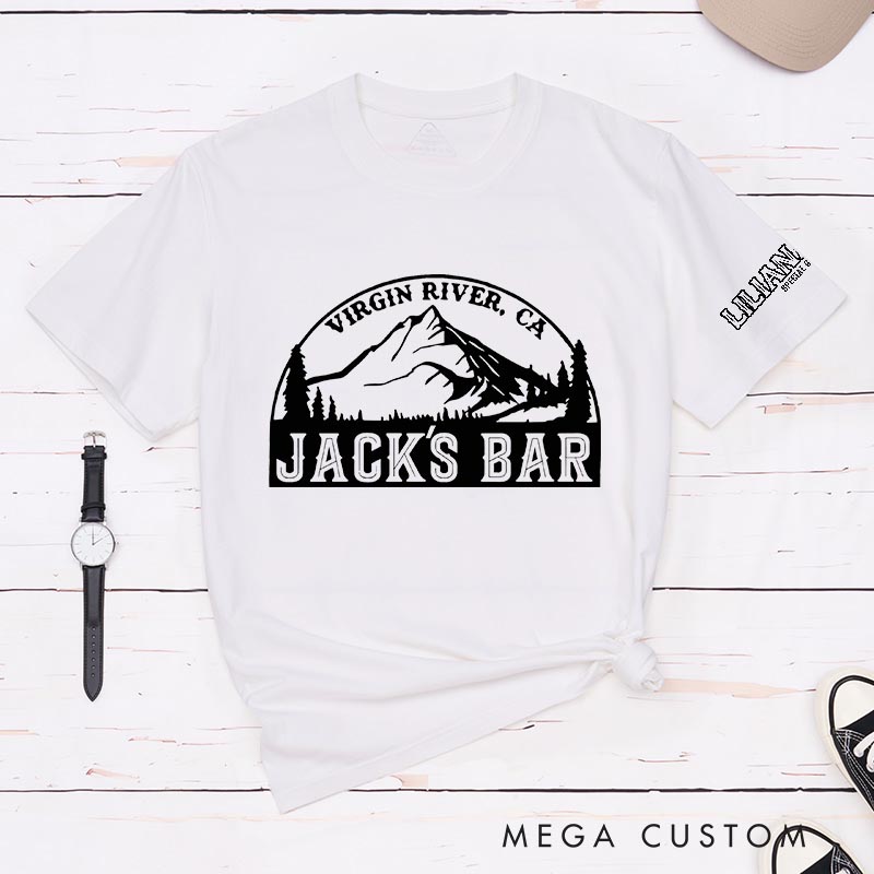 Personalized Jack's Bar Retro TV Show Classic T-Shirts Romantic TV Series Movie Tshirt
