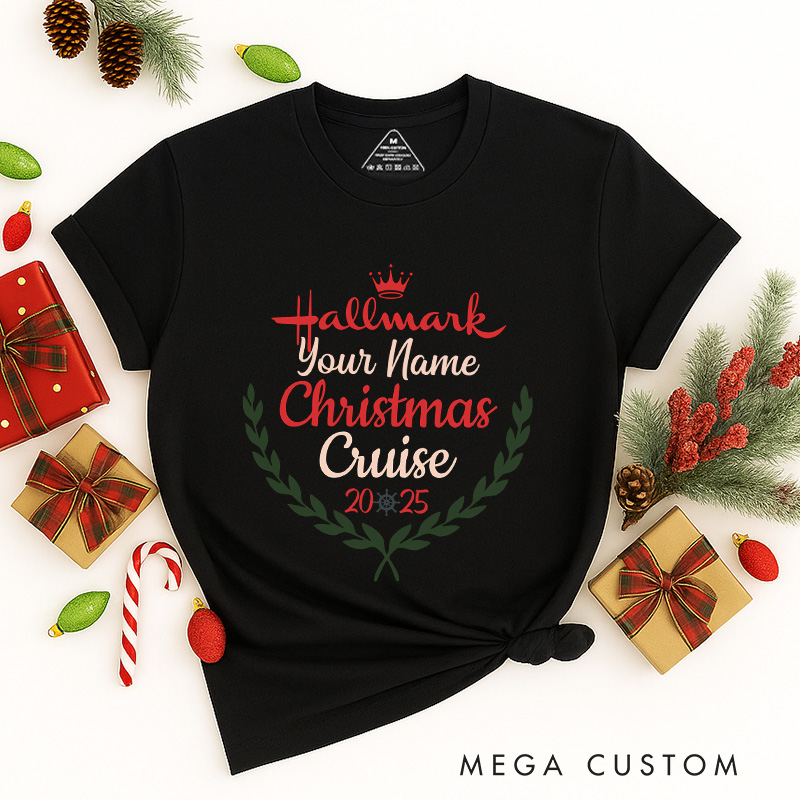 Personalized Classic Christmas Movie Inspired Movie Watching Cruise Christmas Family Matching Classic T-Shirts Group Tshirts Movie Holiday Shirt