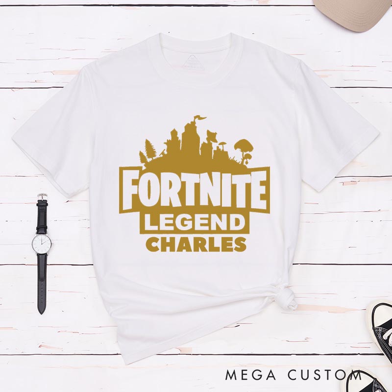 Personalized the Legend Classic T-Shirts FPS Video Game Tshirt Fantasy Game Shirt