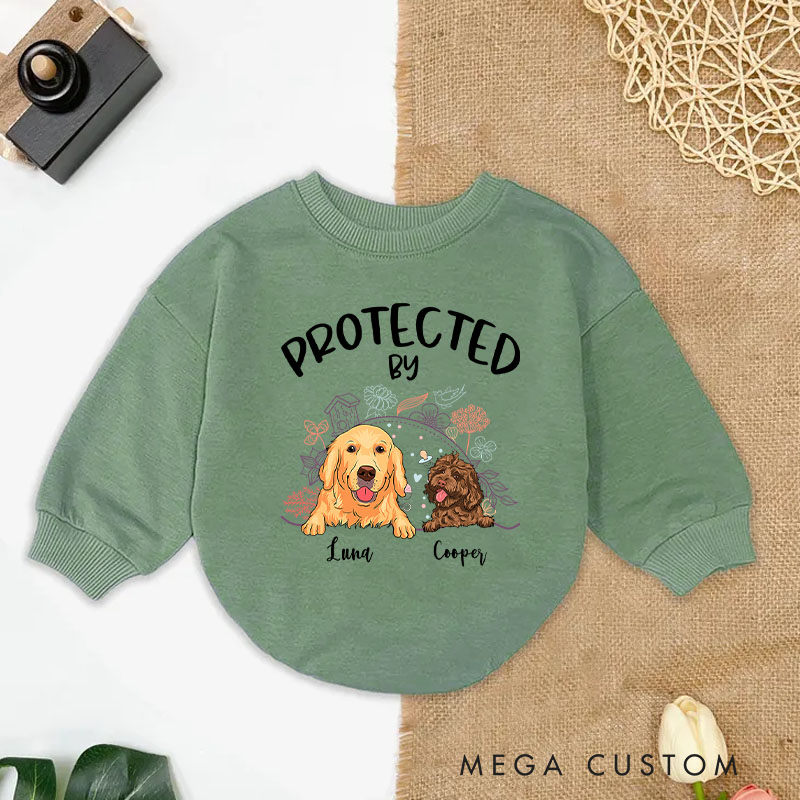 Personalized Adorable Pet Graphic Celebrating Beloved Dogs Baby bodysuit Baby Gift
