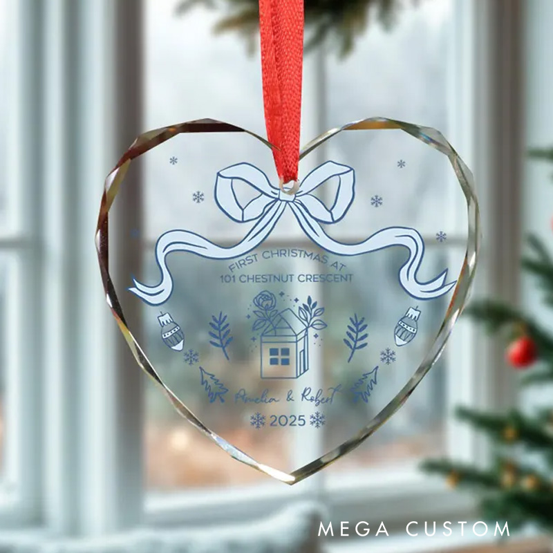 Personalized New Home Bauble New Home Christmas Ornament 2025 First Christmas in Our New Home Ornament Happy New Home Gift New Home Decor