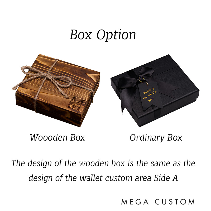 Personalized Leather Wallet for Husband Boyfriend Men's Crazy Horse Leather Wallet Thoughtful Gift for Him Anniversary Valentine Gift Wallet