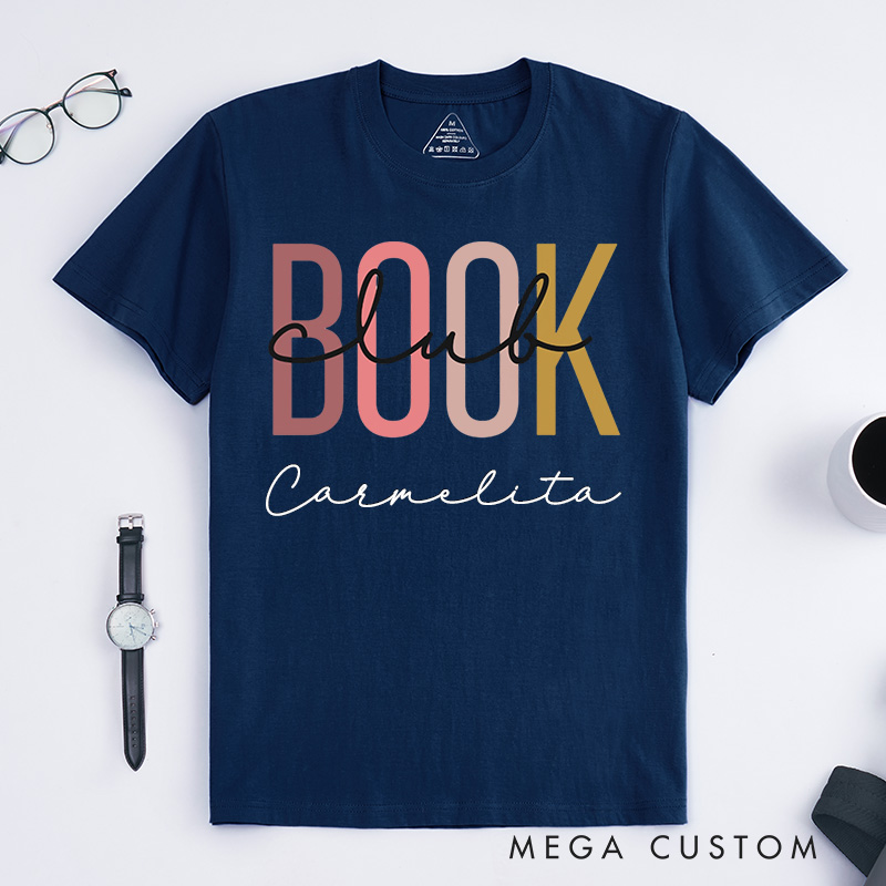 Personalized Book Club Classic T-Shirts Booktrovert Shirt Book Lover Shirt Bookish Gift Book Lover Gift Funny Reading Shirt Reader Gift