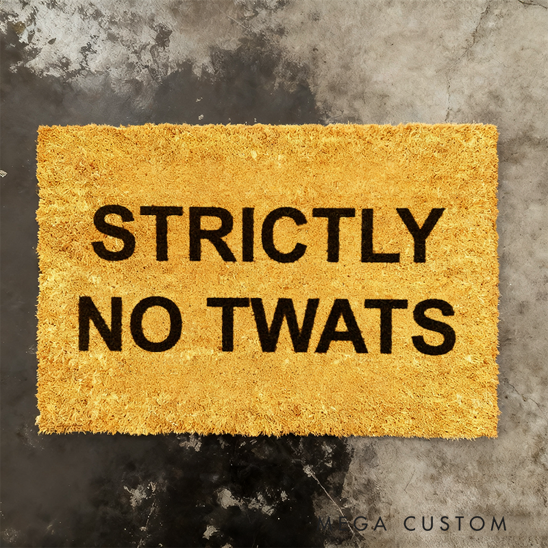 Personalized Funny Custom Text Doormat for Home or Office Entrance Gift