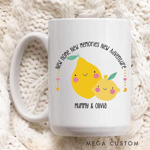 Personalized Coffee Mug for Mom New Home New Memories New Adventure Mug Custom 11oz Coffee Cup Housewarming Gift Christmas Gift Mothers Day Gifts