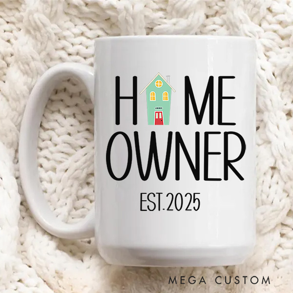 Personalized Housewarming Mug Custom 15oz Coffee Mug Housewarming Gift HomeOwner Gift Homeowner Mug New Home Gift Moving Away Gift New Homeowner Gift 