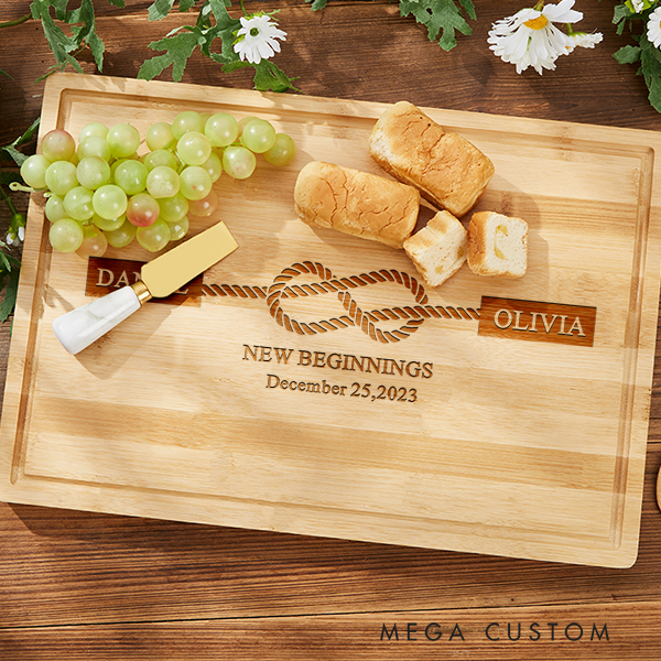 Personalized Cutting Board Charcuterie Board Wedding Housewarming Gift New Home Gift Farmhouse Cutting Board Moving Gift Real Estate Closing Gift