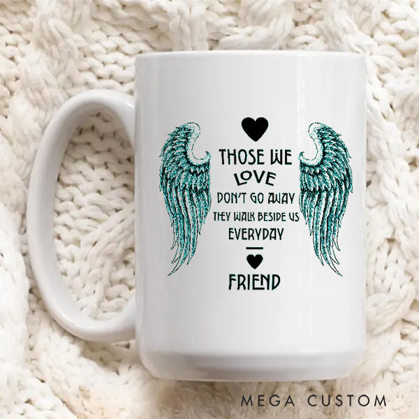 Personalized Memorial Mug for Loss of Loved One Gift in Loving Memory Remembrance Cup Funeral Gifts 