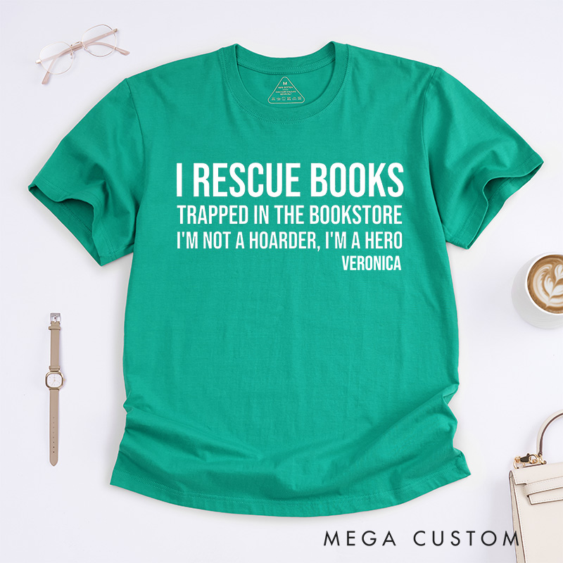 Personalized Book Lovers Classic T-Shirts Gift For Bookish Booksellers Gift Gift For Teachers Readers T-Shirt I Books Shirt Funny Shirt Teacher Shirt