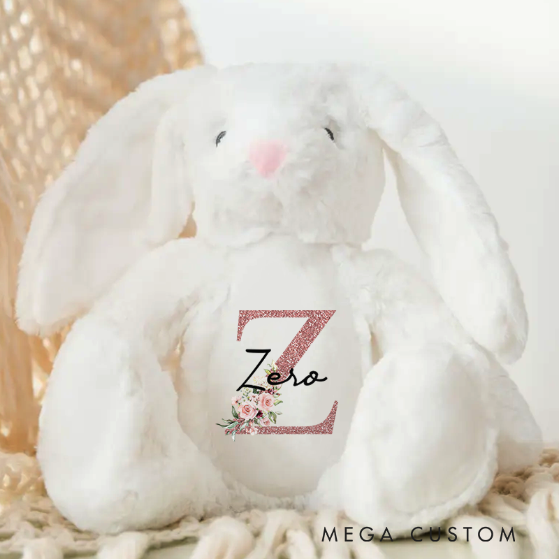 Personalised Thank You Flower Girl Bunny Gift New Baby Girl Boy Gift Nursery Gift