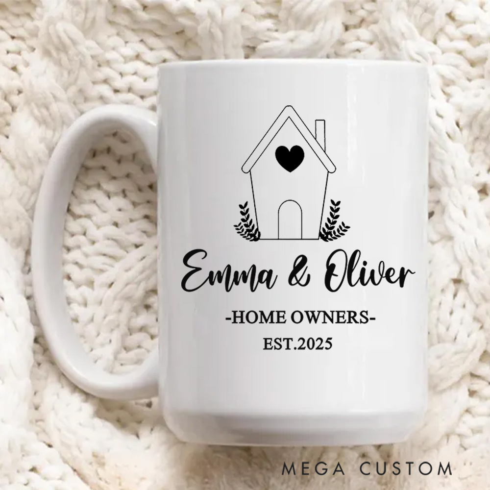 Personalized Housewarming Mug Custom 15oz Coffee Mug Housewarming Gift HomeOwner Gift Homeowner Mug New Homeowner Gift Moving Away Gift New Home Gift
