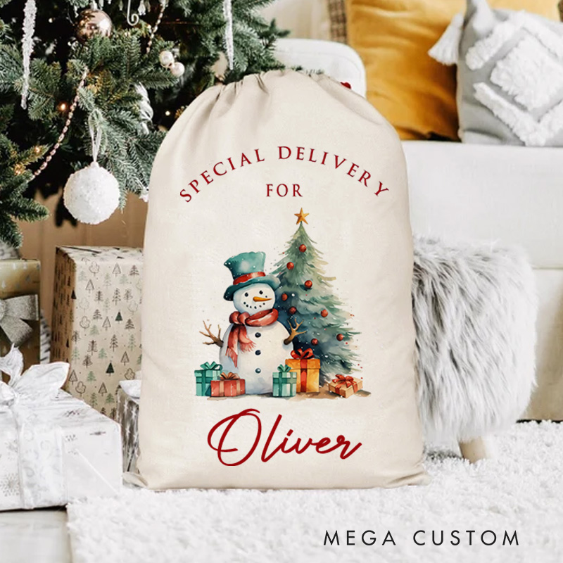 Personalised Baby First Christmas Santa Sack Christmas Toy Sack Xmas Gift for Baby