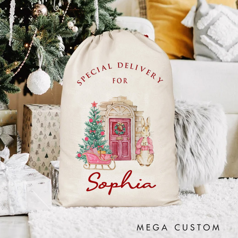 Personalised Baby First Christmas Santa Sack Christmas Toy Sack Xmas Gifts for Baby