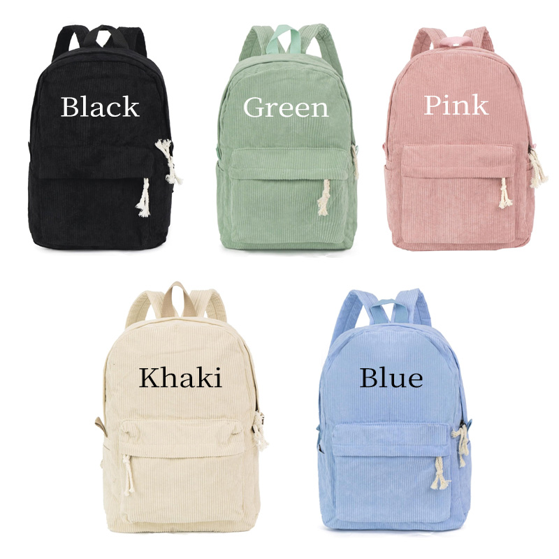 Personalized Embroidered Name Toddler Backpack Kids School Bag Book Bag with Name Birthday Gift