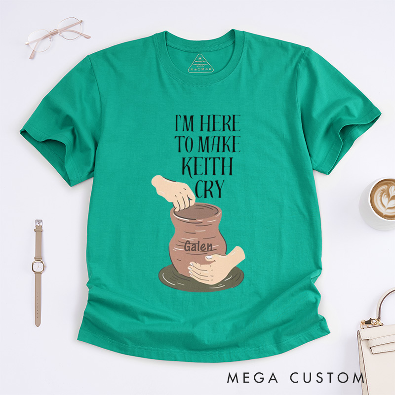 Personalized Ceramicist Top Clay Artist Classic T-Shirts Potter T-Shirt Unisex Tee Funny Saying