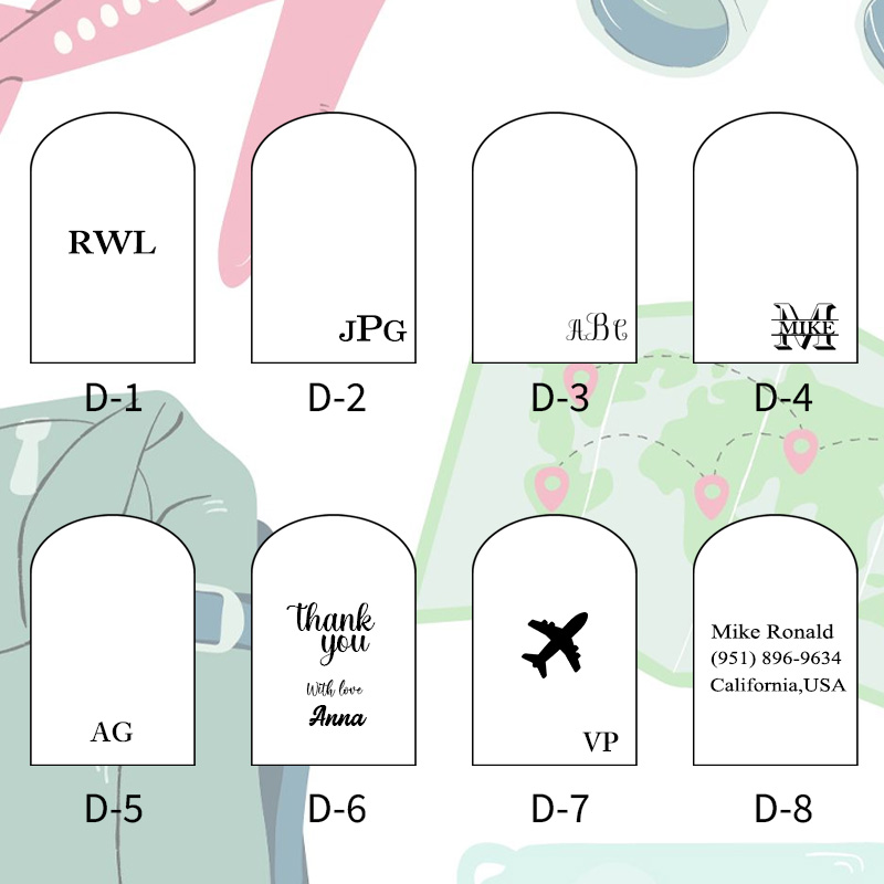 Personalized Name Leather Luggage Tag Girls Trip Travel Gift 