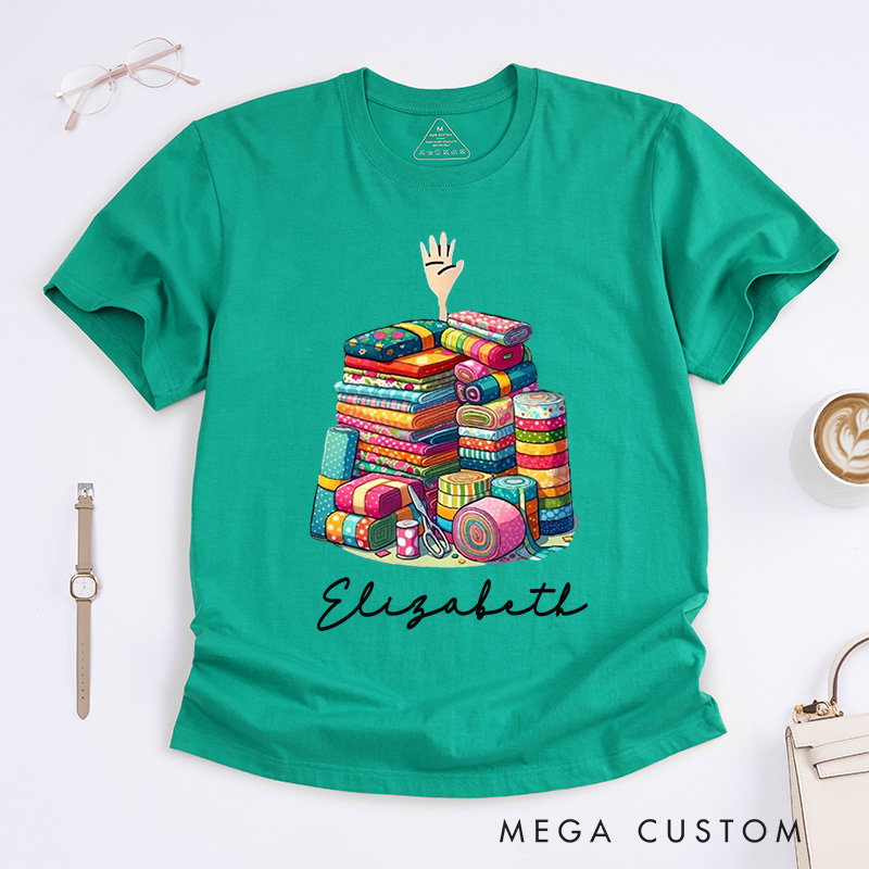 Personalized I'm Ok Classic T-Shirts Sewing Lover Shirt Funny Sewing Shirt Quilting Gift For Quilter Quilting Lovers 