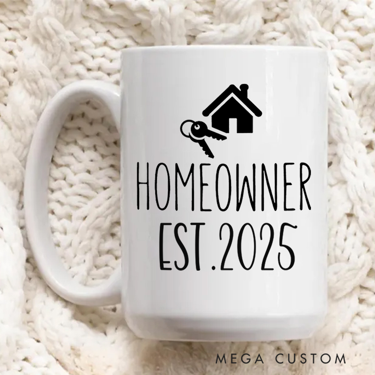 Personalized Homeowner Mug Custom 15oz Coffee Mug Housewarming Gift HomeOwner Gift First Time Home Buyer Gift Realtor Closing Gift Home Gift