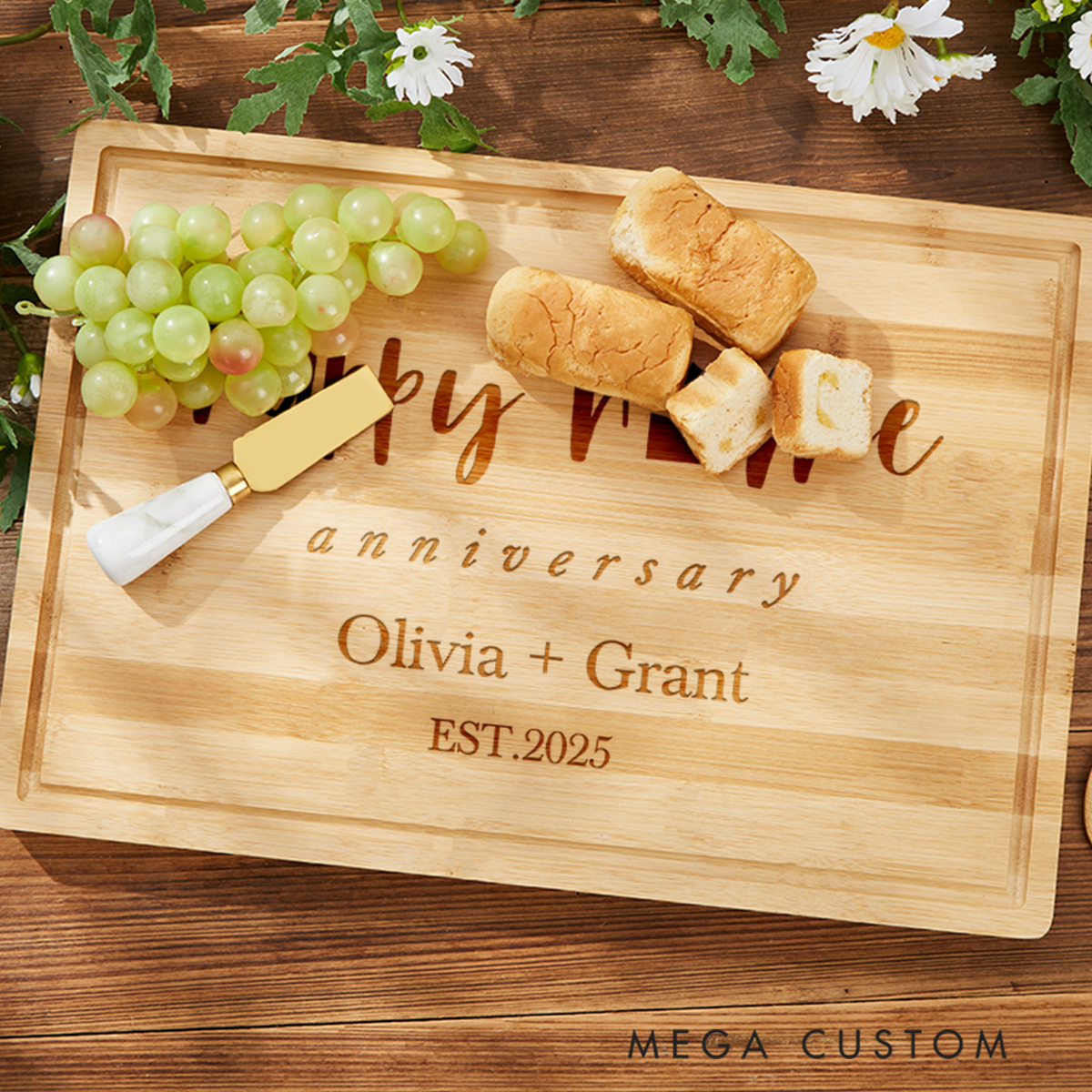 Personalized Cutting Board Housewarming Gift Perfect For New Home Gifts Happy New House Kitchen Cookery Gift For Couple Home Anniversary Cutting Board