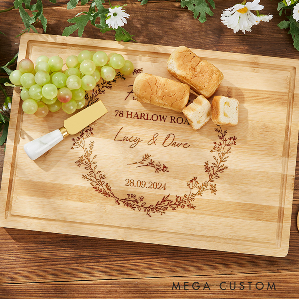 Personalized Cutting Board Housewarming Gift First Home Cutting Board Housewarming Gift For Couple New Home Gift Realtor Closing Gift