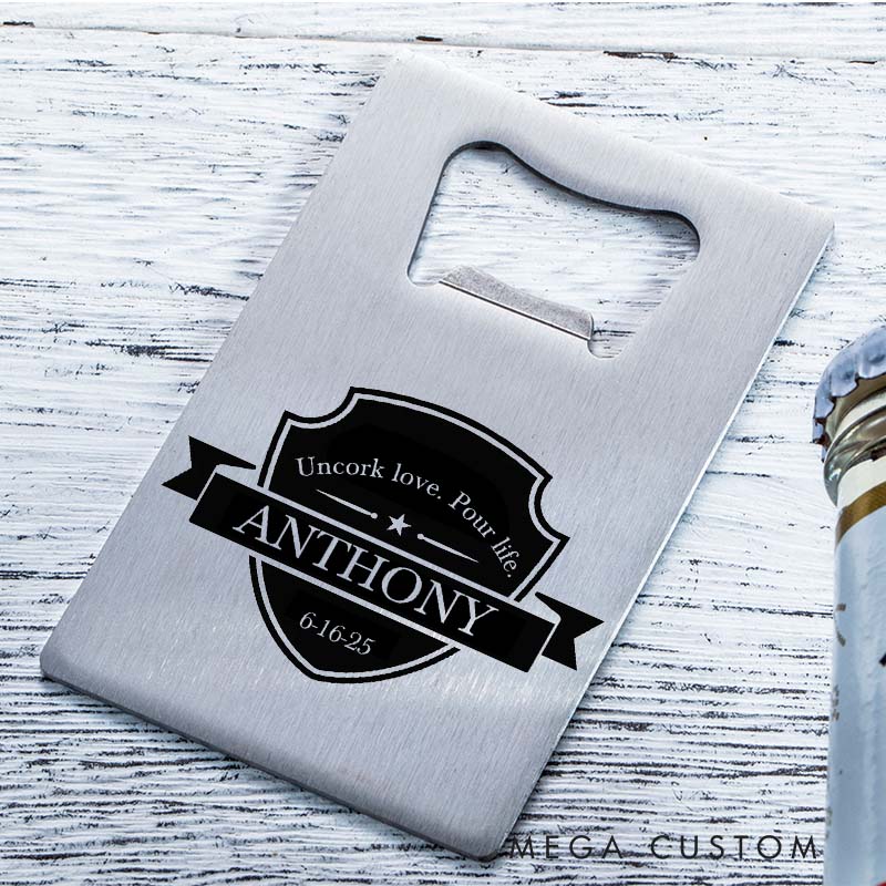 Personalized Bottle Opener Custom Housewarming New House Bottle Opener First Home Gift for Couple New Home Gift Our First Home Christmas Gift