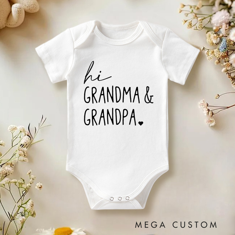 Personalized Pregnancy Announcement Tell Your Family You're Pregnant Pregnancy Reveal Baby Onesie Funny Baby Gift