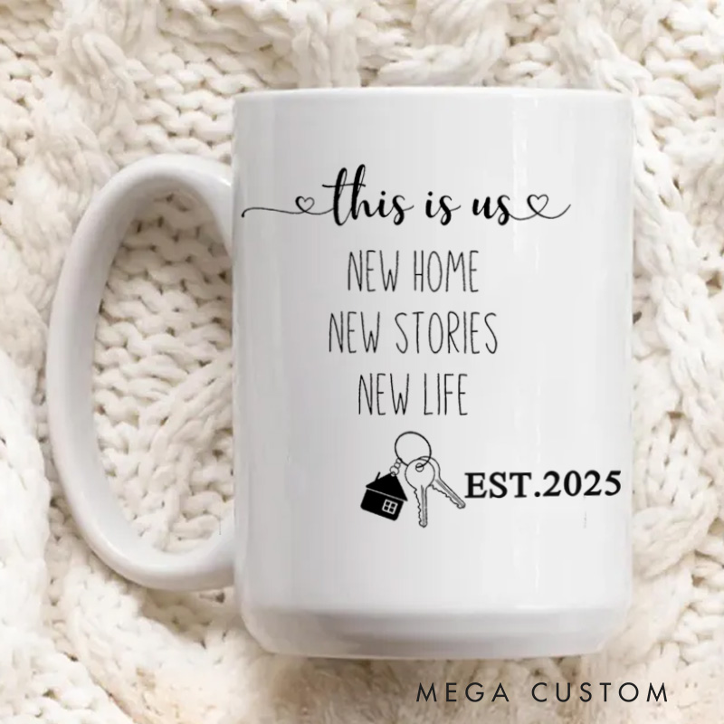 Personalized Housewarming Mug Custom 11oz Coffee Mug Homeowner Mug New Homeowner Gift New Home Gift Moving Away Gift  Housewarming Gift HomeOwner Gift