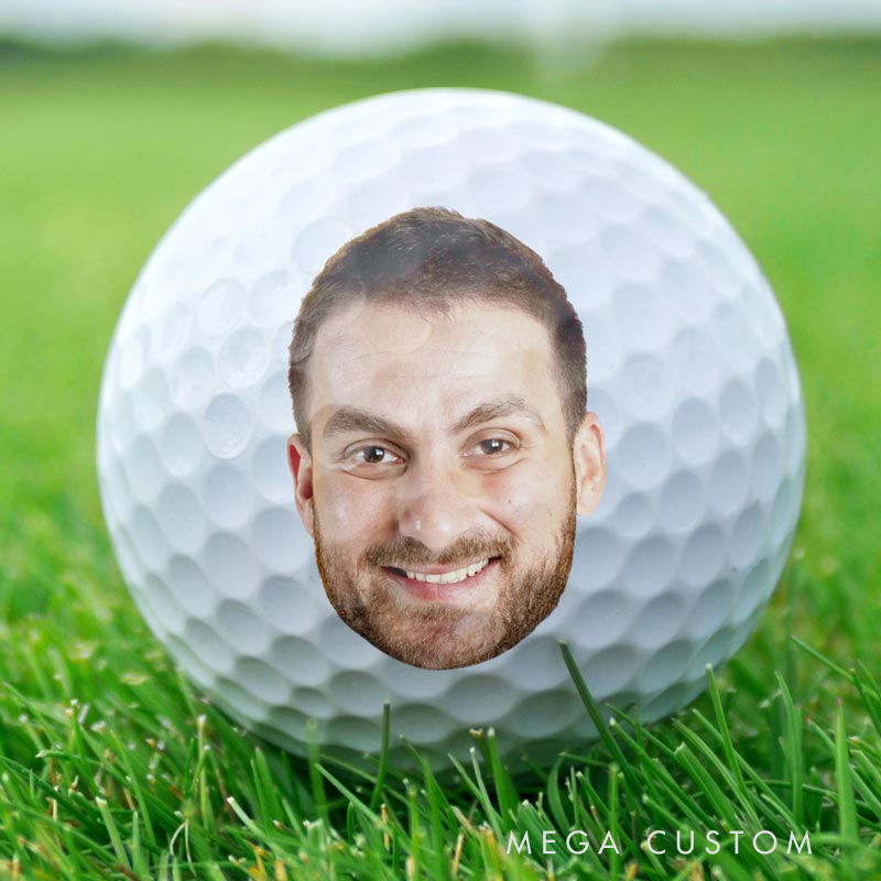 Personalized "If Found, Return to This Guy" Golf Ball with Photo  