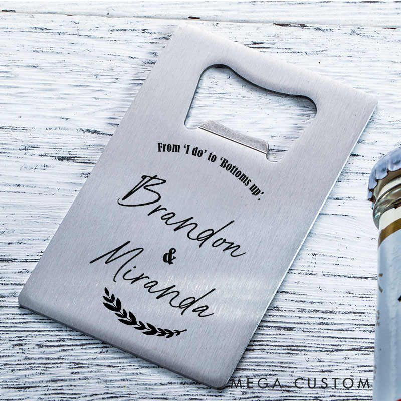 Personalized Card Bottle Opener Creative Bottle Opener Design Ideas for Celebrating New Beginnings and Housewarming Parties