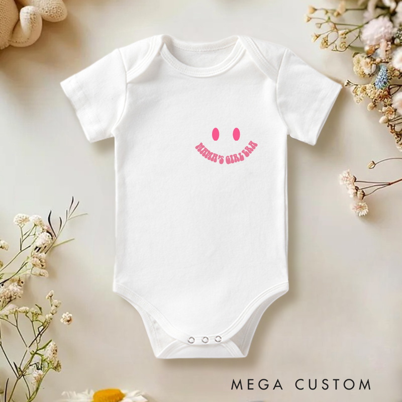 Personalized My Mama's Girl Era Baby Onesie Mommy & Me Onesie Gift For Baby Girl Mother Day Gift