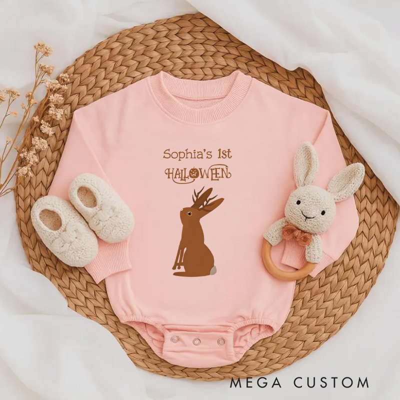 Personalized Halloween Trick or Treat Custom Baby Bodysuit