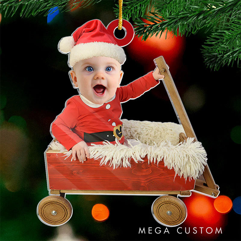 Personalized Photo Be Happy My Baby Christmas Gift for Baby Newborn Baby