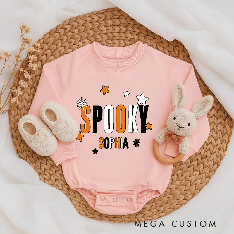 Personalized SPOOKY Kids Halloween Cute Baby Bodysuit