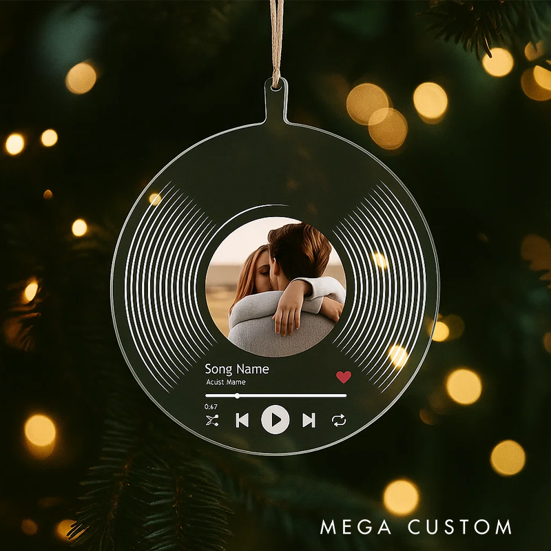 Personalized Photo Plaque Vinyl Record Personalized Album Cover Music Plaque Acrylic Record Plaque Music Gift
