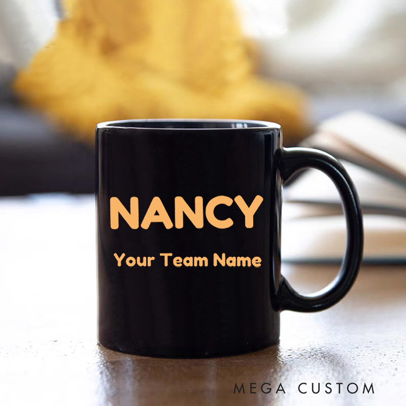 Personalized Office Worker Mug Gift Finance Team Boo Crew Funny Halloween Themed Design Mug Appreciation Gift for Coworkers