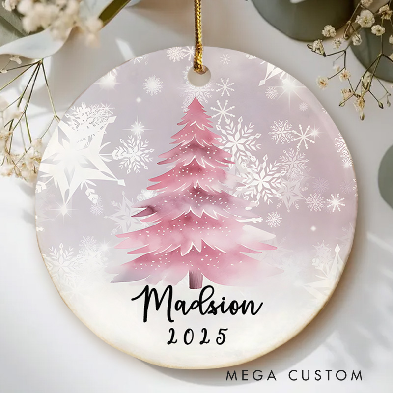 Personalized Girl Christmas Ornament Keepsake Ornament Gift