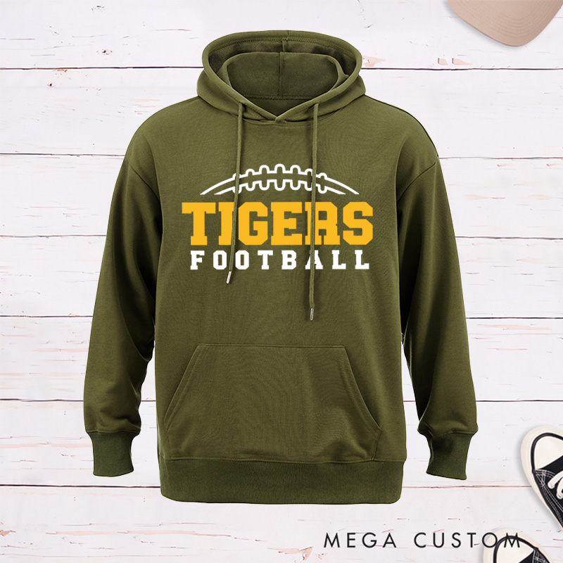 Personalized American Football Hoodie with Custom Your Team Name
