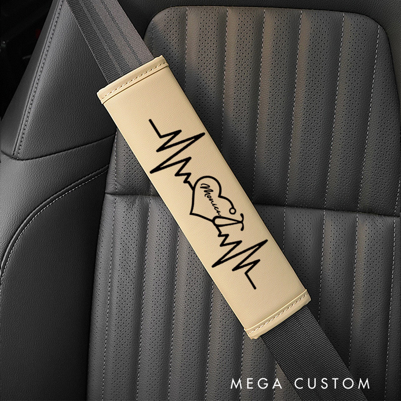 Personalized Nurse Seat Belt Cover Custom Name Car Seatbelt Cover Shoulder Seat Belt Gift