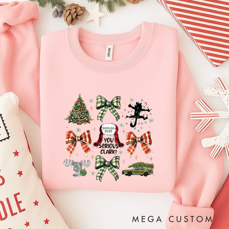 Personalized You Serious Christmas Movies Classic Sweatshirt Christmas Film Crewneck Movie Holiday Shirt
