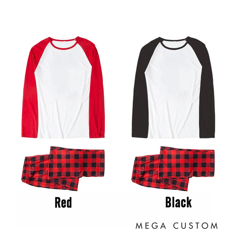 Personalized Kids Christmas Pajamas Custom Name Tractor and Festive Characters Theme Christmas Holiday Custom Kids Name Pajamas New Home Gift