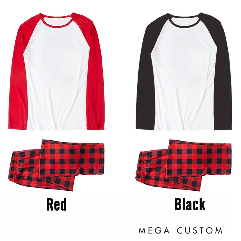 Personalized Adult Christmas Pajamas Family Christmas 2025 Custom Address and Family Name First Christmas in New Home Design Festive Tree Theme